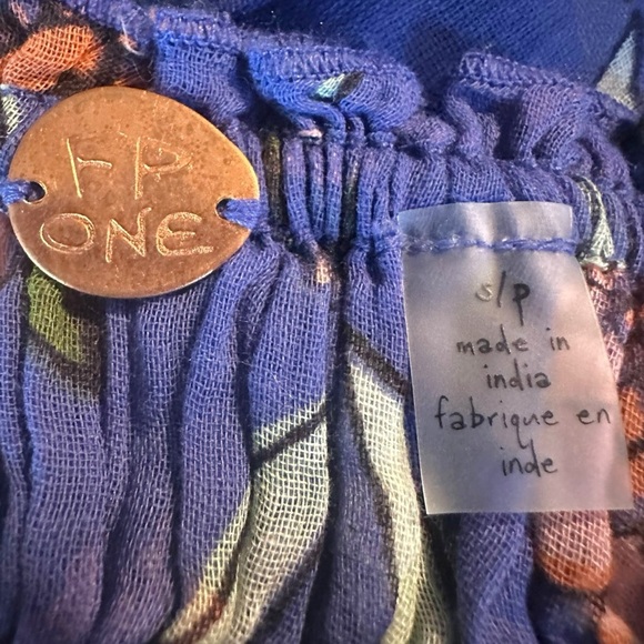 Free People FP One Ciella Maxi Dress Blue Small NWT Bohemian Fairy Floral Spring - Picture 14 of 17